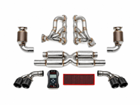 Pack Performance Fabspeed STREET Supersport, embouts d'échappement quadruples noir satiné. Porsche 991.2 Turbo / Turbo S (2017+) - 99111173171, 99111173140, 99711300930, 99711301030, 99111171172, 99111171272 - FB798/20, FS.POR.9912T.ET, FS.POR.9912T.SHDR, FS.POR.9912T.SSSXQB